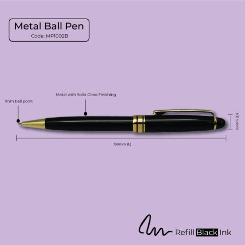Metal Ball Pen (MP1002B) - Corporate Gift