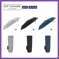 21.5in Auto Umbrella – Tri Fold (UM1001A)