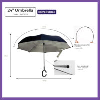 24in Umbrella – Reversible (UM1002R)