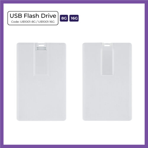 Business Card USB Flash Drive 8GB & 16GB (UB1001) - Corporate Gift