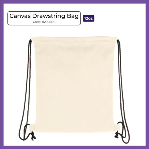 Canvas Drawstring Bag (B2005DS) - Corporate Gift