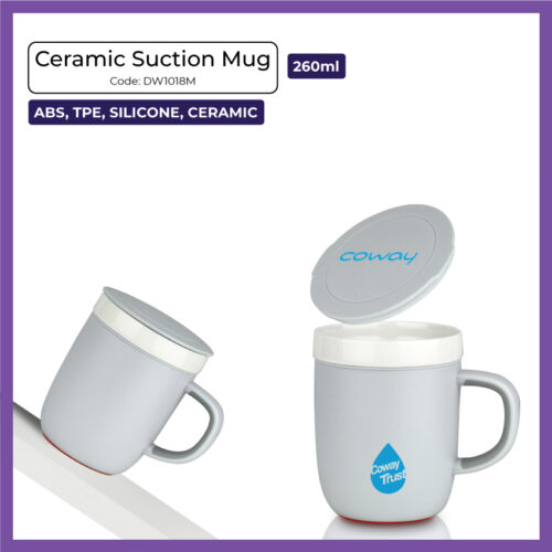 Ceramic Suction Mug 260ml (DW1018M) - Corporate Gift