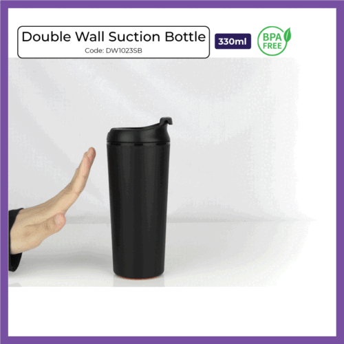 Double Wall Suction Bottle 330ml (DW1023SB) - Corporate Gift