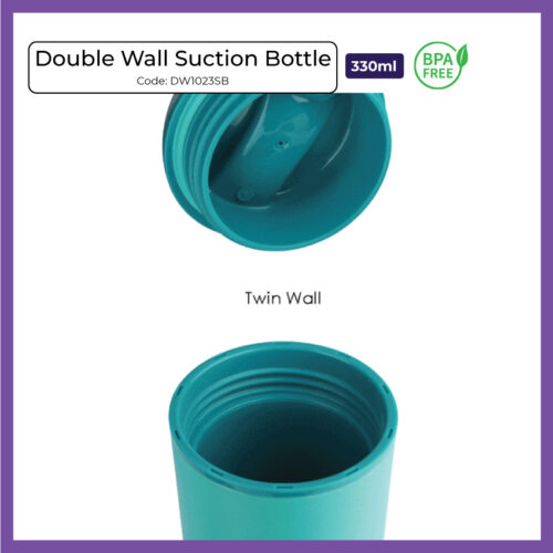 Double Wall Suction Bottle 330ml (DW1023SB) - Corporate Gift