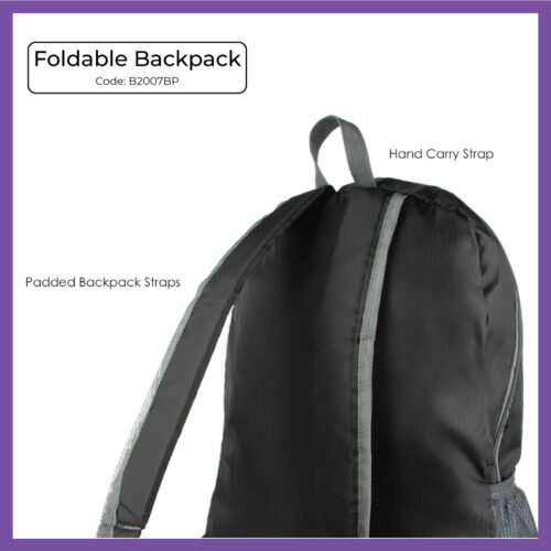 Foldable Backpack (B2007BP) - Corporate Gift