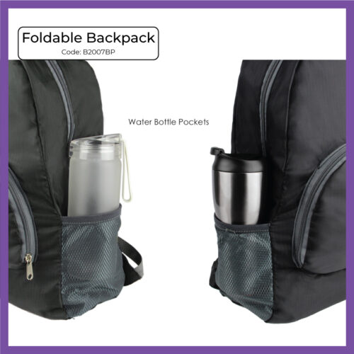 Foldable Backpack (B2007BP) - Corporate Gift