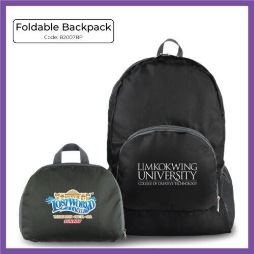 Foldable Backpack (B2007BP) - Corporate Gift