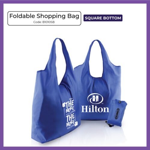 Foldable Shopping Bag - Square Bottom (B1010SB) - Corporate Gift