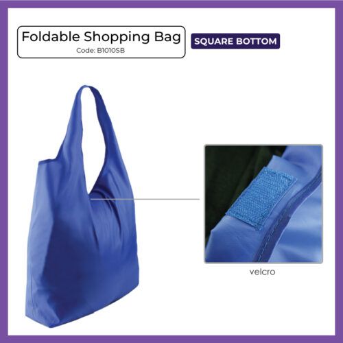 Foldable Shopping Bag - Square Bottom (B1010SB) - Corporate Gift