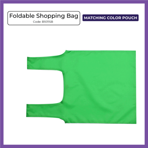 Foldable Shopping Bag w Pouch (B1011SB) - Corporate Gift