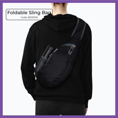 Foldable Sling Bag (B2001SR) - Corporate Gift