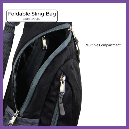 Foldable Sling Bag (B2001SR) - Corporate Gift