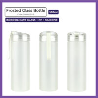 Frosted Glass Bottle 500ml (DW1003GB)