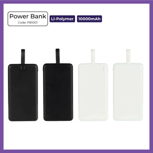 Li-Polymer Power Bank - 10000mAh (PB1001) - Corporate Gift