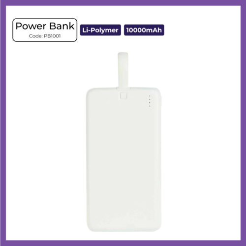 Li-Polymer Power Bank -10000mAh (PB1001) -Corporate Gift