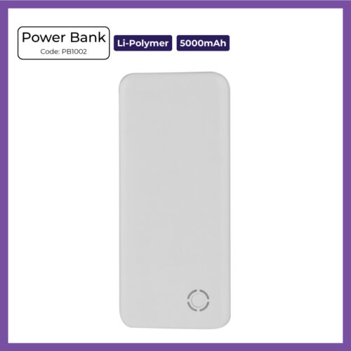 Li-Polymer Power Bank - 5000mAh (PB1002) - Corporate Gift