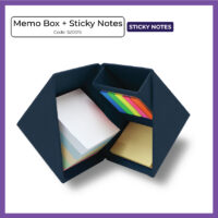 Memo Box w/ Sticky Notes & Page Marker Strips (S2001S)