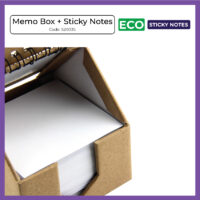 Memo Box w/ Sticky Notes & Page Marker Strips (S2003S)
