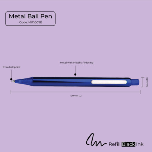 Metal Ball Pen (MP1009B) - Corporate Gift