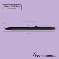 Metal Gel Pen (MP1016G)