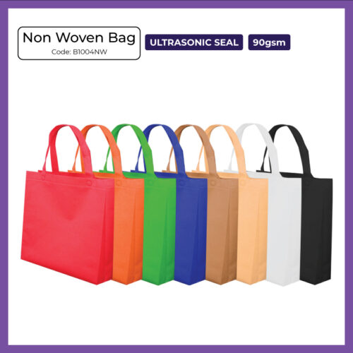 Non Woven Bag 90gsm - Ultrasonic Seal (B1004NW) - Corporate Gift