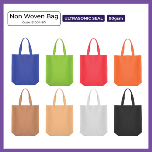 Non Woven Bag 90gsm - Ultrasonic Seal (B1004NW) - Corporate Gift