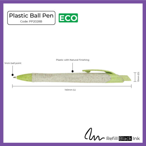 Plastic Ball Pen (PP2028B) - Corporate Gift