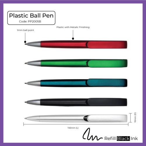 Plastic Ball Pen (PP2005B) - Corporate Gift