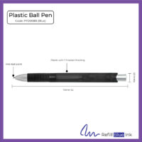 Plastic Ball Pen (PP2008B-Blue)