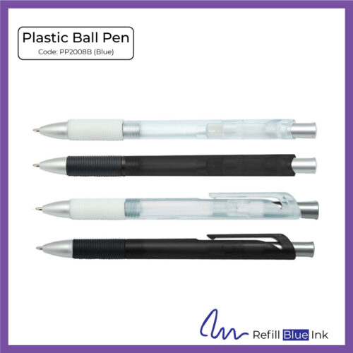 Plastic Ball Pen (PP2008B-Blue) - Corporate Gift