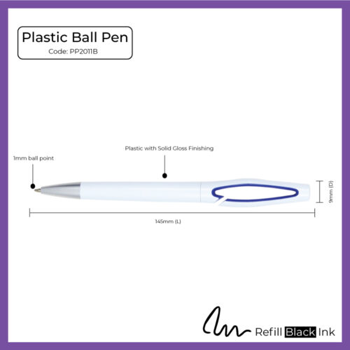 Plastic Ball Pen (PP2011B) - Corporate Gift