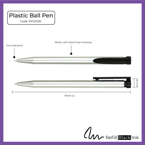 Plastic Ball Pen (PP2012B) - Corporate Gift