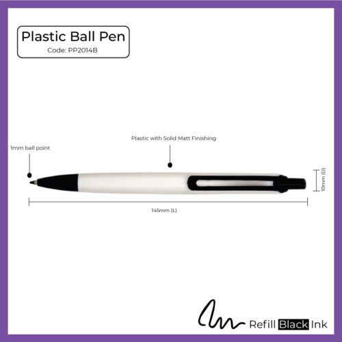 Plastic Ball Pen (PP2014B) - Corporate Gift