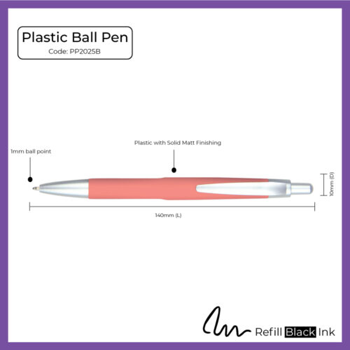 Plastic Ball Pen (PP2025B) - Corporate Gift