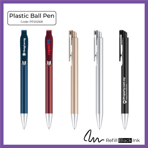 Plastic Ball Pen (PP2026B) - Corporate Gift