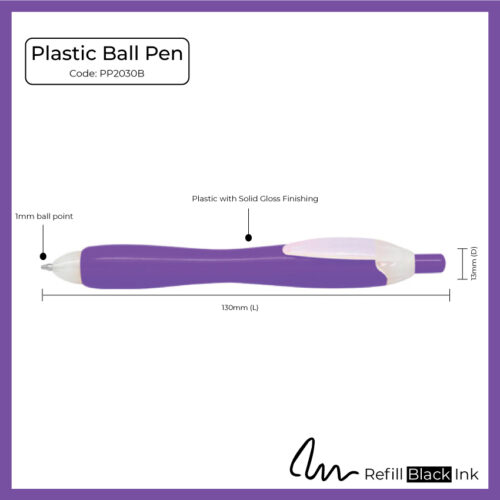 Plastic Ball Pen (PP2030B) - Corporate Gift