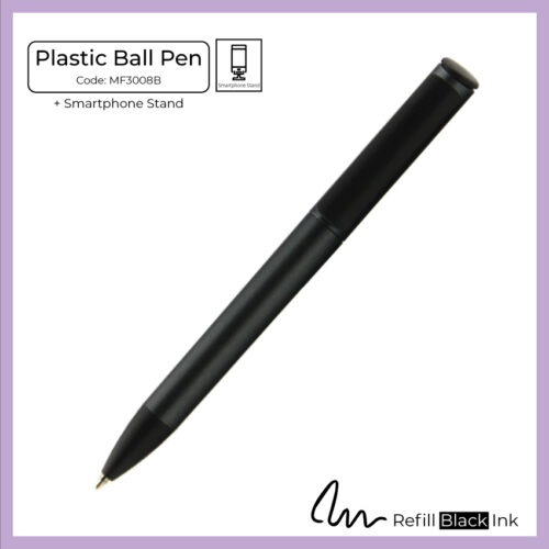 Plastic Ball Pen + Smart Phone Stand (MF3008B) - Corporate Gift