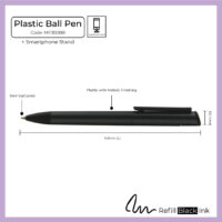 Plastic Ball Pen + Smartphone Stand (MF3008B)