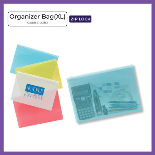 Organizer Bag w Zip Lock - XL (S1003O) - Corporate Gift
