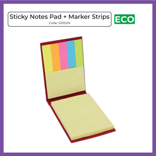 Sticky Notes Pad +Marker Strips (S2002N) - Corporate Gift