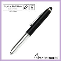 Stylus Metal Ball Pen + LED Light (MF3010B)