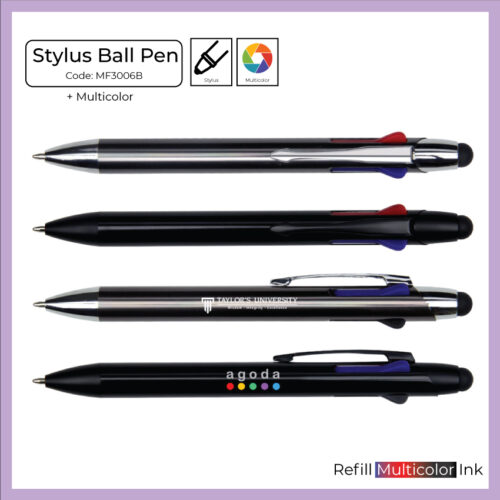 Stylus Ball Pen + Multicolor (MF3006) - Corporate Gift