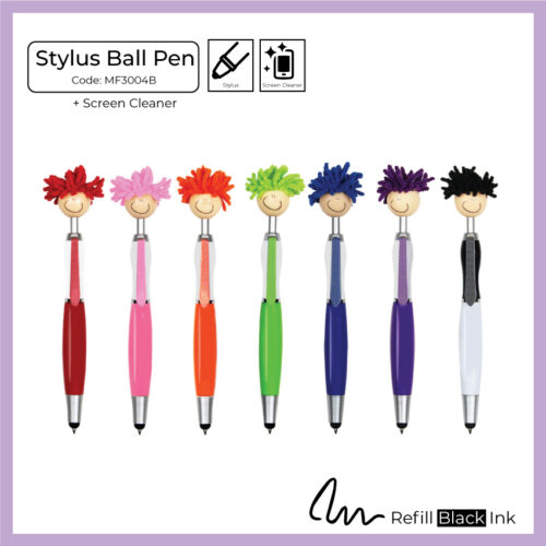 Stylus Ball Pen + Screen Cleaner (MF3004B) - Corporate Gift