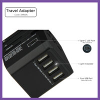 Travel Adapter w/ Smart IC (TA1004)