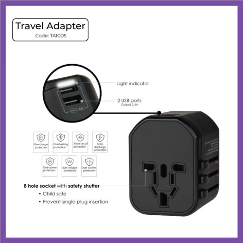 Travel Adapter (TA1005) - Corporate Gift