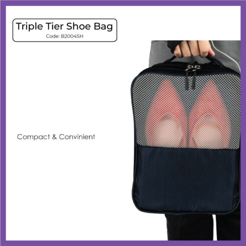 Triple Tier Shoe Bag (B2004SH) - Corporate Gift