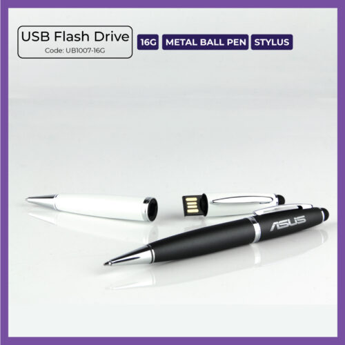 USB Flash Drive - 16GB + Metal Ball Pen + Stylus (UB1007) - Corporate Gift