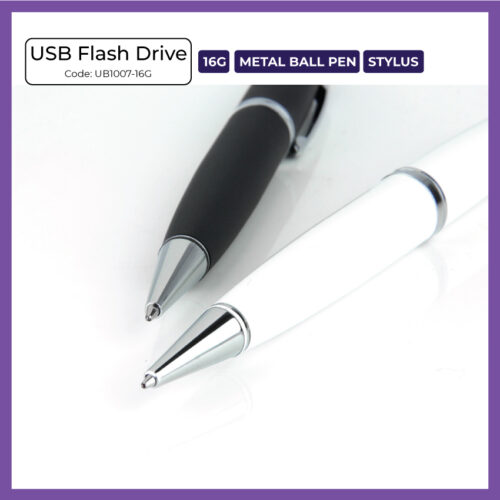 USB Flash Drive - 16GB + Metal Ball Pen + Stylus (UB1007) - Corporate Gift