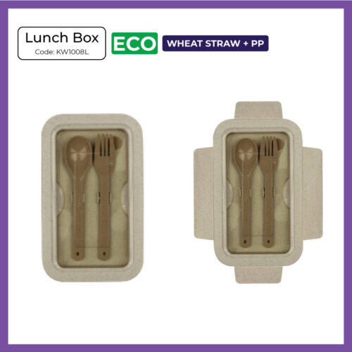 Wheat Straw Lunch Box (KW1008L) - Corporate Gift